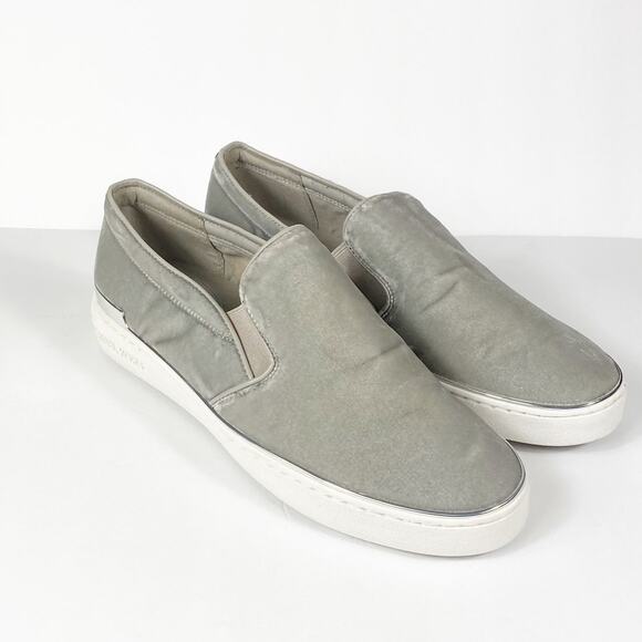 Michael Kors Gray Slip On Sneakers Size 10 No Box - Picture 1 of 5